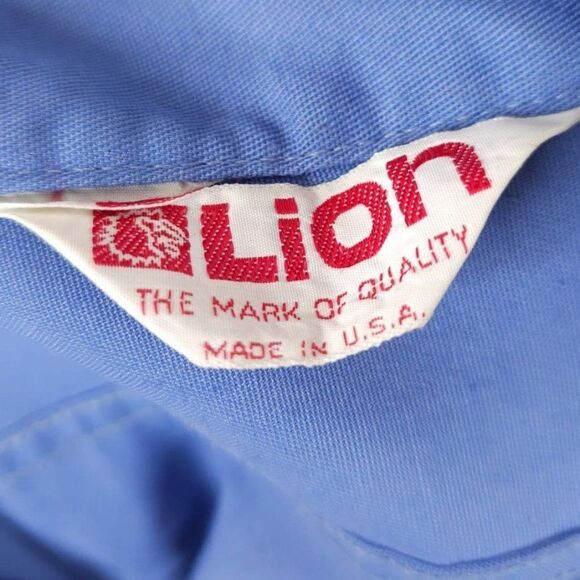 Vintage Las Vegas Fire Department Uniform Shirt Mens Size Medium 70s Made In USA - Picture 4 of 5